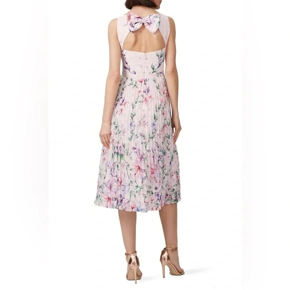 Marchesa NottePleated Blush Dress size 4
